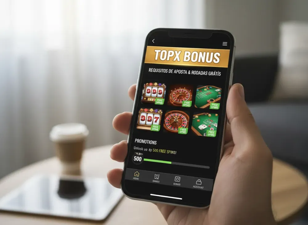 TopX bonus: requisitos de aposta e rodadas grátis