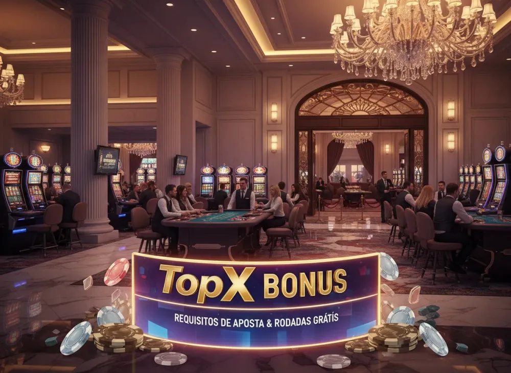 TopX bonus: requisitos de aposta e rodadas grátis