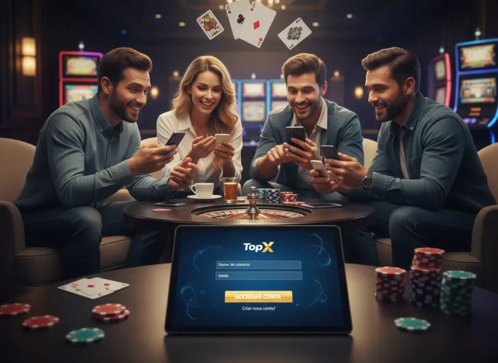 TopX login para acessar sua conta de apostas online