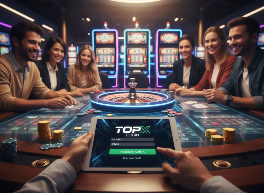 TopX login para acessar sua conta de apostas online