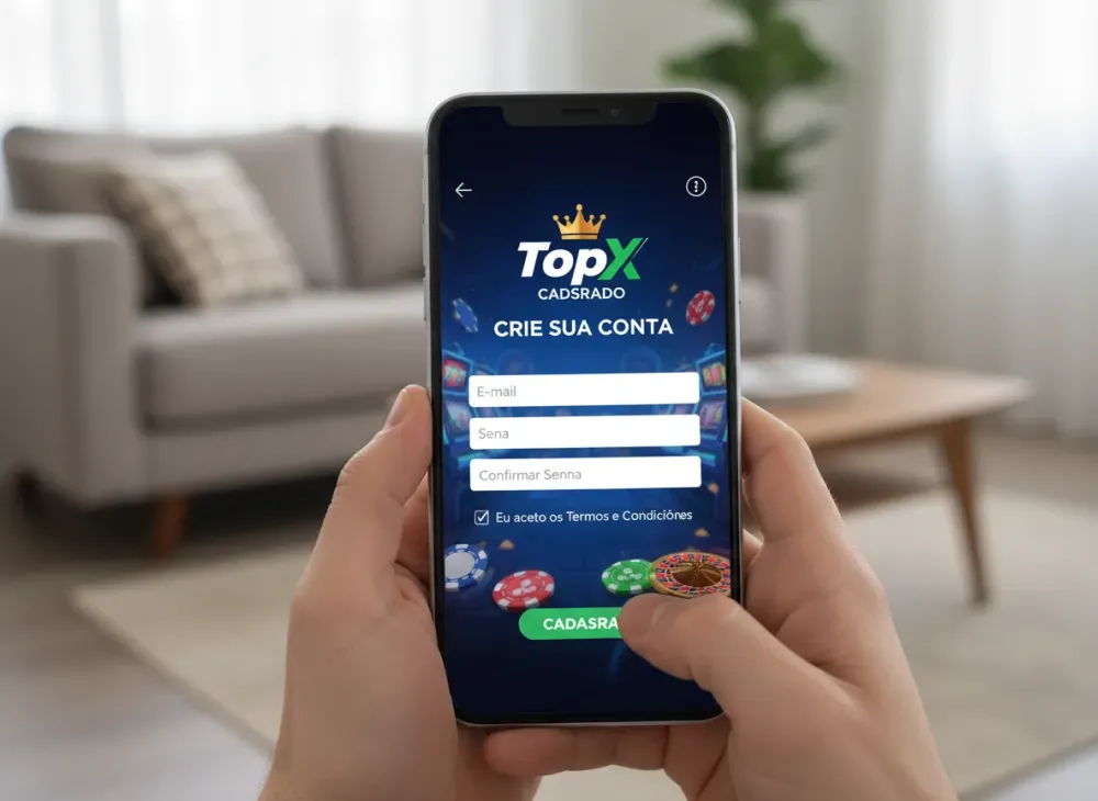 TopX cadastro: como criar sua conta para apostar
